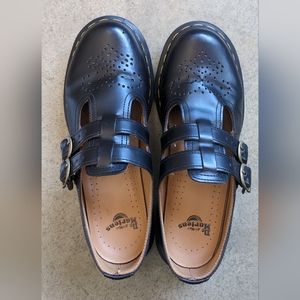 Dr Martens 8065 Smooth Leather Mary Jane Shoes Women Size 8